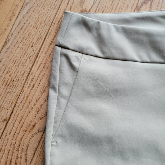 Alfred Sung Crop Stretch Pant Pull On Dress Pant Size 10 - Picture 4 of 11